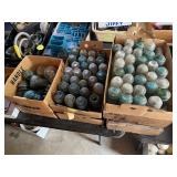 (6) Boxes Glass Insulators