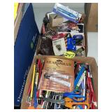 (3) Boxes Assorted Office Supplies