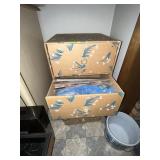 (2) Craft 4 Drawer Cardboard Set & Plastic...