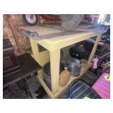 Yellow Work Table (CONTENTS NOT INCLUDED)