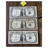 (3) 1935 & 1957 Silver Certificates