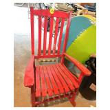 Wood Arm Rocker