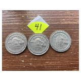 (3) Casino Tokens