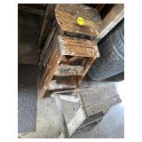 (3) Wooden Step Stools