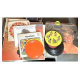 Assorted 33 RPM & 45 RPM Records