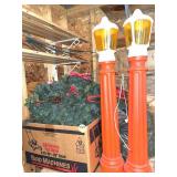 Blow Mold Candles, Wreaths & Misc.