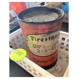Firestone Grease Can
