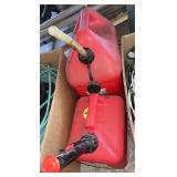 (2) Plastic Gas Cans