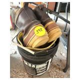 Books & Plastic Pail