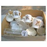 Fire King Cups & Assorted Glassware