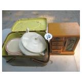 Jewelry Box & Adobe Ware Plates
