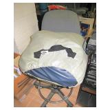 Blow Up Mattress & Swivel Chair