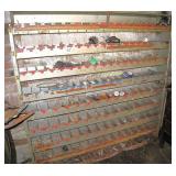 5 Foot x 5 Foot Metal Rack with Contents