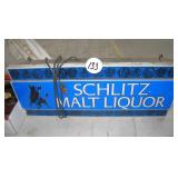Schlitz Lighted Sign