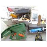 Tape Measure, Meat Saw, Spreader & Hardware