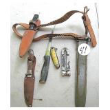 Knife Collection Including Sportsman