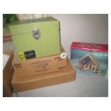Home Interior Items, Metal File Chest & Misc.