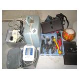 Blood Pressure Tester, Ear Muffs, Flatware & Misc.