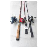 (3) Rods & Reels