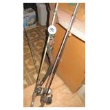 (3) Fishing Poles & Bow