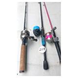 (3) Rods & Reels