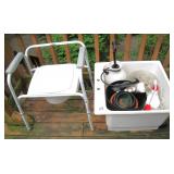 Plastic Tub & Porta Potty