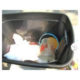 Tote w/Cookie Jar, Rival Microwave & Misc....