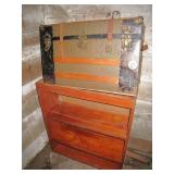 Old Trunk & Bookshelf