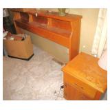 Alarm Clocks, Head Board, Night Stand, Lamp &...
