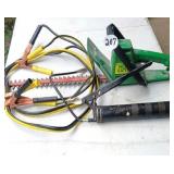 Weed Eater Hedge Trimmer, Jumper Cables&Grease Gun
