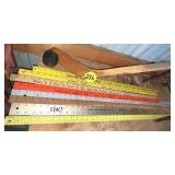 Yard Sticks, 5 Foot Measure, Hockey Stick & Puck