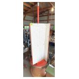 Pegboard Rotating Display w/Hooks