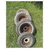 12 Inch Wheel & (3) 14 Inch Wheels