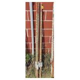 (6) 5 1/2 Foot Fence Posts