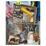 (3) Boxes Fence Clips, Hitch Pin & Misc.