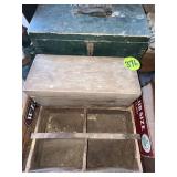 Wood Tackle Box, Nail Carrier & Misc.