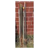 (9) 6 Foot & (1) 6 1/2 Foot Fence Posts