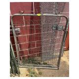 (2) Wire Decorated Garden Gates