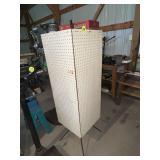 Rotating Pegboard Display w/Hooks