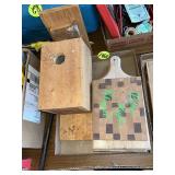 Cutting Boards & Bird House