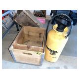 (2) Wood Cases & Hudson Sprayer