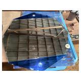 Mirror w/Blue Side Panels