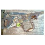 (2) Hand Saws & Hand Drill