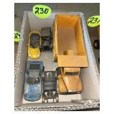 Dump Truck & (4) Small Vehicles
