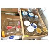 (2) Boxes Jars