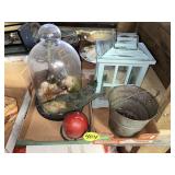 (2) Boxes Home Decor & Little Bucket