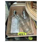 (3) Glass Bottles