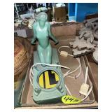 Art Deco Lamp (Needs Glass Globe)
