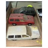 (3) Toy Jeep Cherokees
