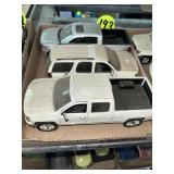 (3) Toy Chevy Trucks